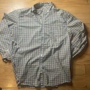 Sunriver Blue & White Dress Shirt - Size M - Classic Fit